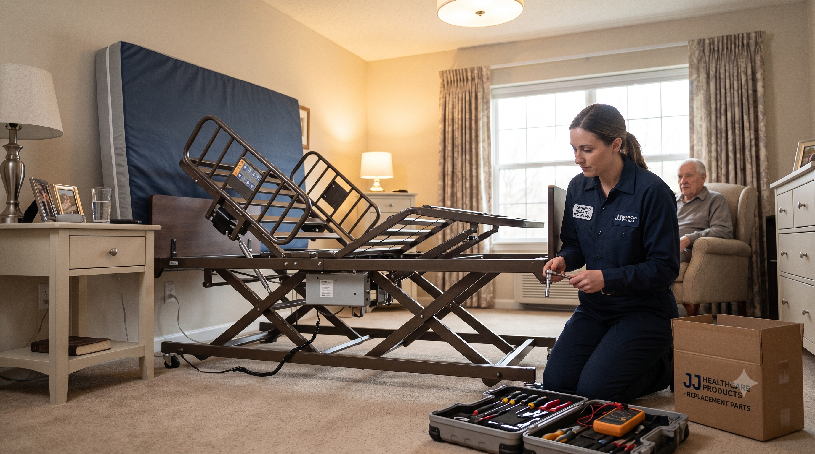 Electric Hospital Bed Servicing