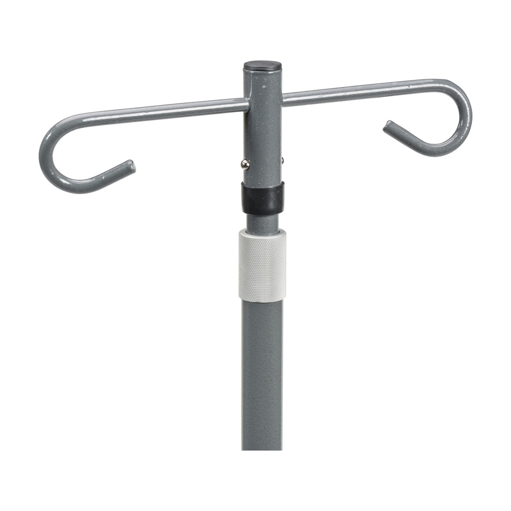 Economy Removable Top I. V. Pole (Silver Vein, 2 Hook Top)_image_14