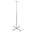Economy Removable Top I. V. Pole (Chrome, 4 Hook Top)_image_11