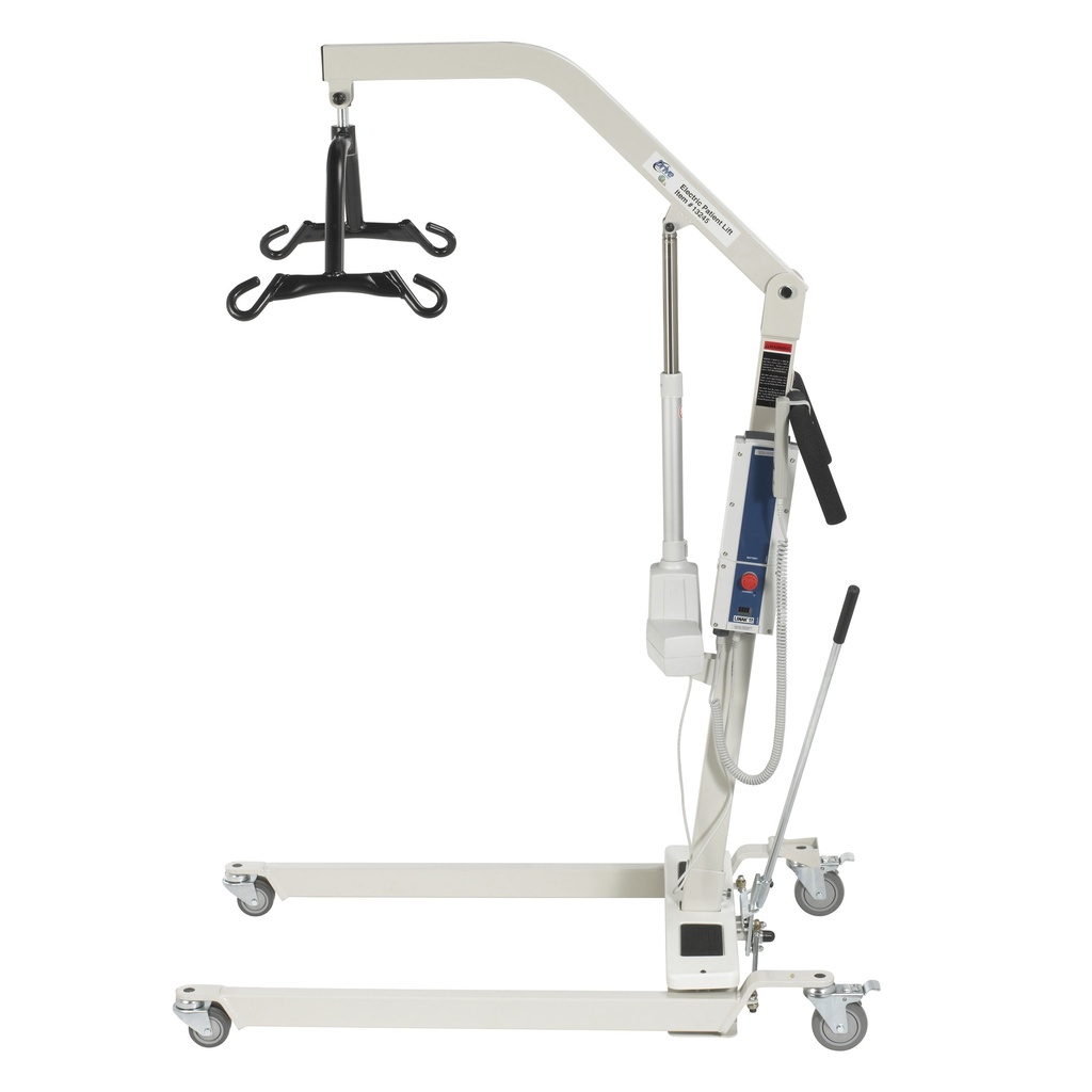 Bariatric Battery Powered Electric Patient Lift with Four Point Cradle and Rechargeable, Removable Battery_image_15