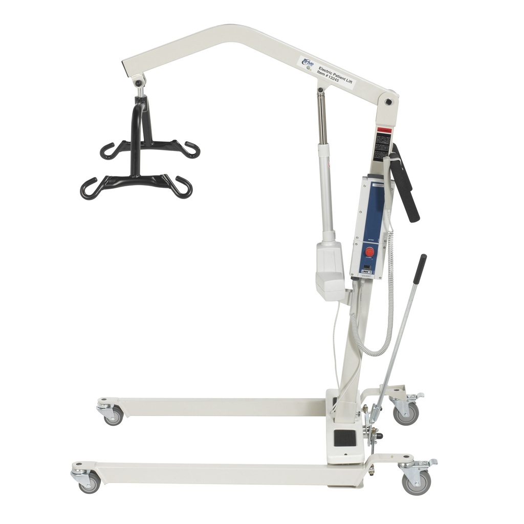 Bariatric Battery Powered Electric Patient Lift with Four Point Cradle and Rechargeable, Removable Battery_image_16