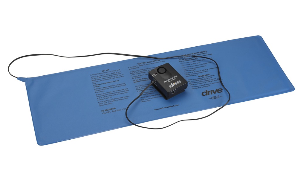 Pressure Sensitive Bed Chair Patient Alarm (No Reset Button, Bed Pad 11"x30")_image_12
