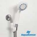 3 Setting Handheld Shower Head with Ultra-Long Stainless Steel Hose, White_image_12