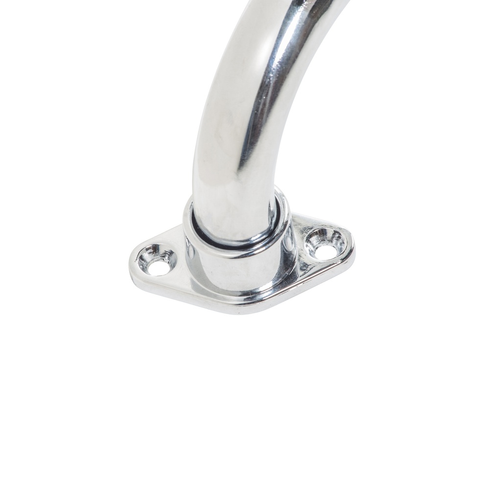 Knurled Chrome Grab Bar with Rotating Flange (16" / 40.64 cm)_image_14