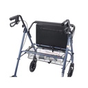 Heavy Duty Bariatric Rollator Rolling Walker with Large Padded Seat (BLUE)_image_14