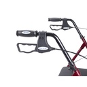 Heavy Duty Bariatric Rollator Rolling Walker with Large Padded Seat (RED)_image_15