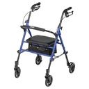 Adjustable Height Rollator Rolling Walker with 6" Wheels (BLUE)_image_12