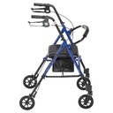 Adjustable Height Rollator Rolling Walker with 6" Wheels (BLUE)_image_13