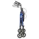 Adjustable Height Rollator Rolling Walker with 6" Wheels (BLUE)_image_15