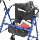 Adjustable Height Rollator Rolling Walker with 6" Wheels (BLUE)_image_16
