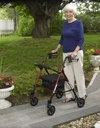 Adjustable Height Rollator Rolling Walker with 6" Wheels (BLUE)_image_21