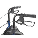3 Wheel Rollator Rolling Walker with Basket Tray and Pouch (Flame Blue)_image_13