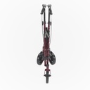 3 Wheel Rollator Rolling Walker with Basket Tray and Pouch (Flame Red)_image_14