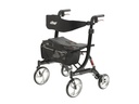 Nitro Euro Style Rollator Rolling Walker, Heavy Duty, Black_image_11