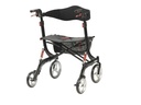 Nitro Euro Style Rollator Rolling Walker, Heavy Duty, Black_image_13