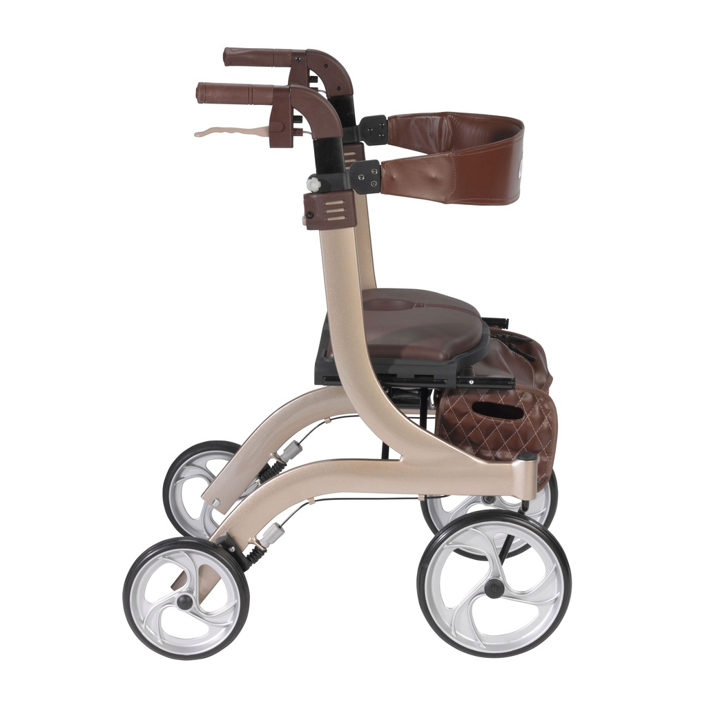 Nitro DLX Euro Style Rollator Rolling Walker (Champagne)_image_11