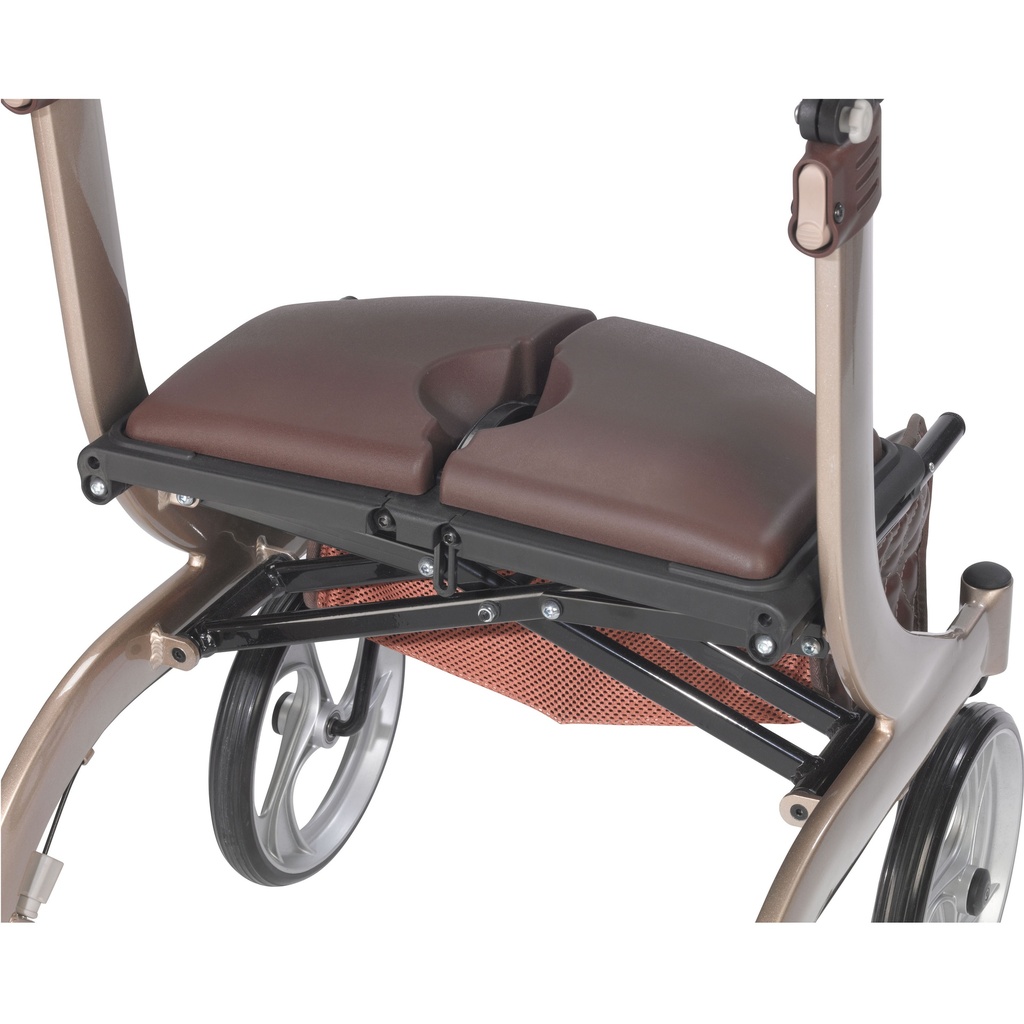 Nitro DLX Euro Style Rollator Rolling Walker (Champagne)_image_13