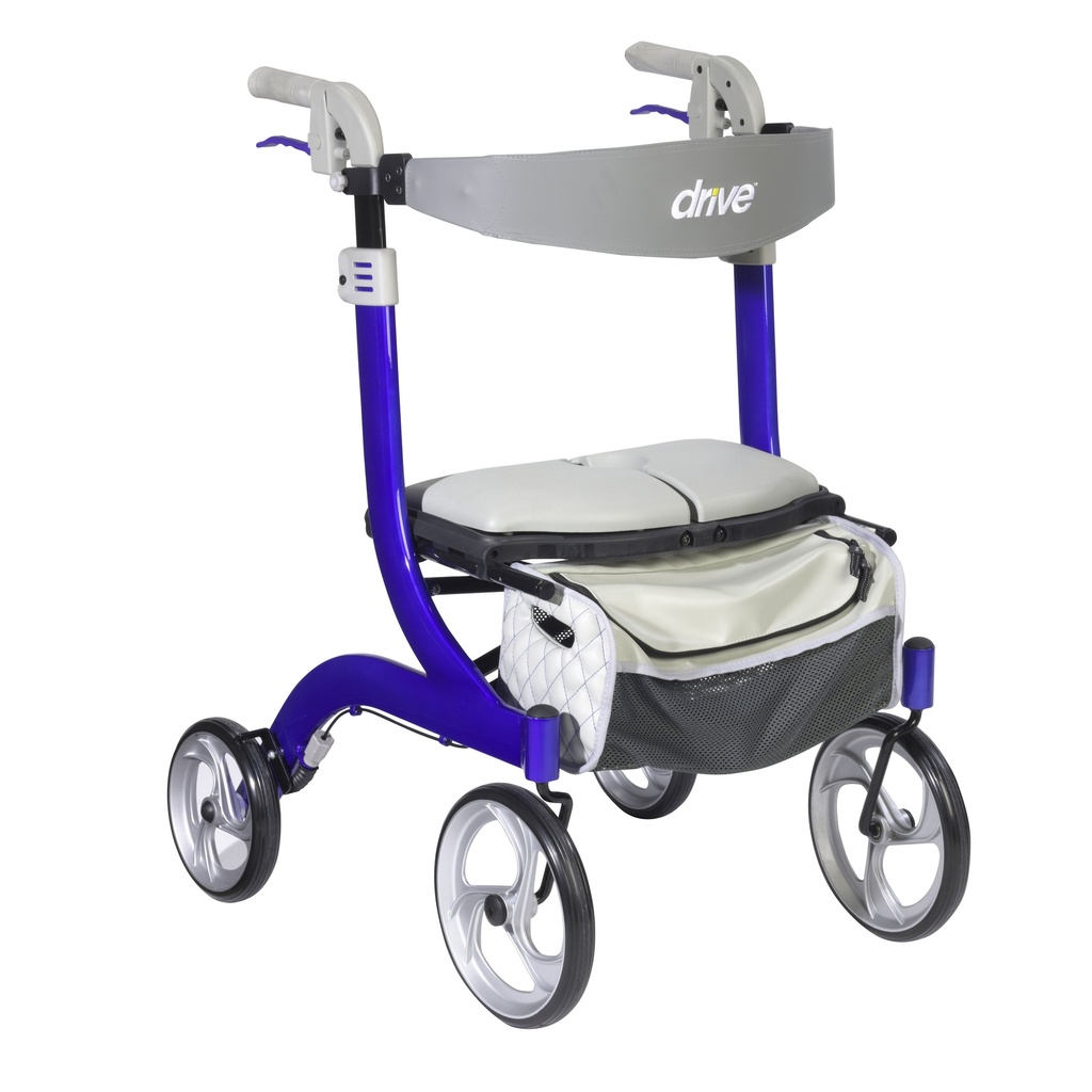 Nitro DLX Euro Style Rollator Rolling Walker (Sleek Blue)_image_11