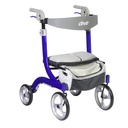 Nitro DLX Euro Style Rollator Rolling Walker (Sleek Blue)_image_11