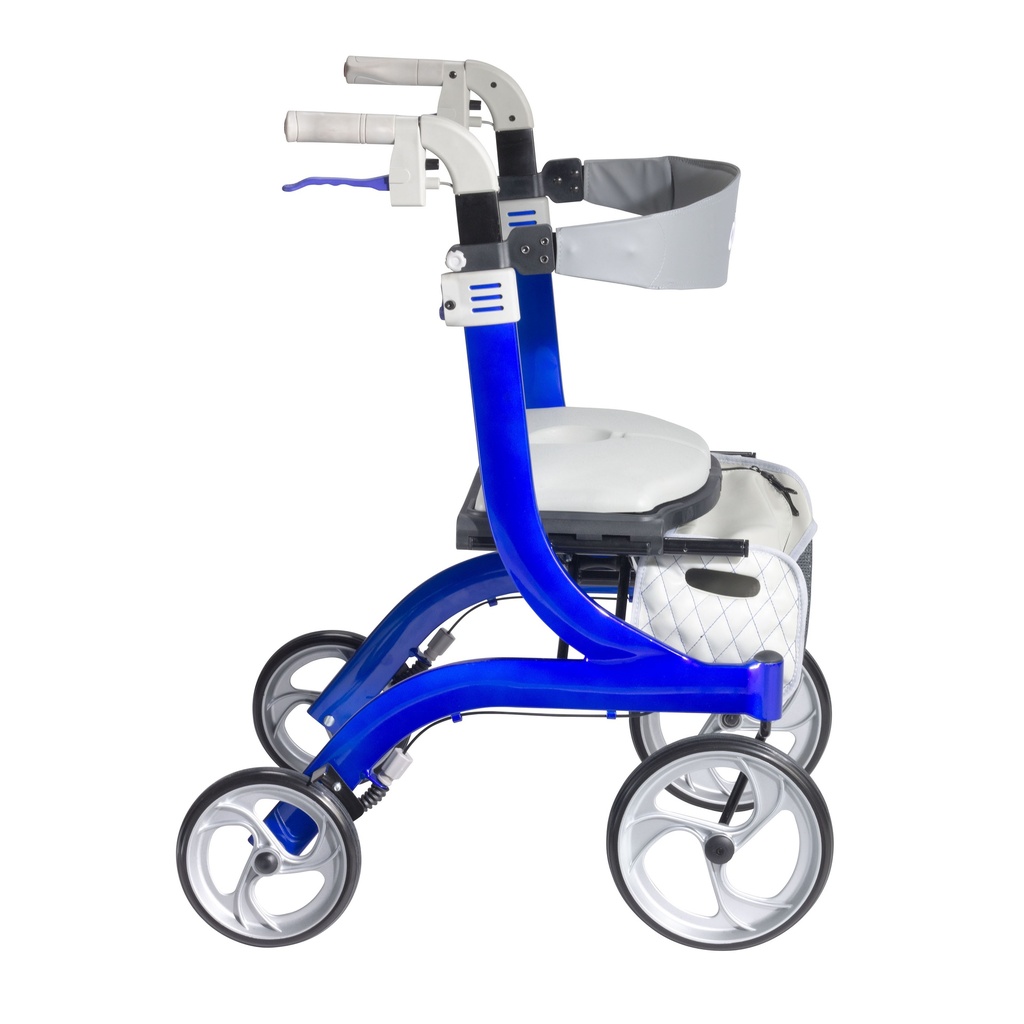 Nitro DLX Euro Style Rollator Rolling Walker (Sleek Blue)_image_12