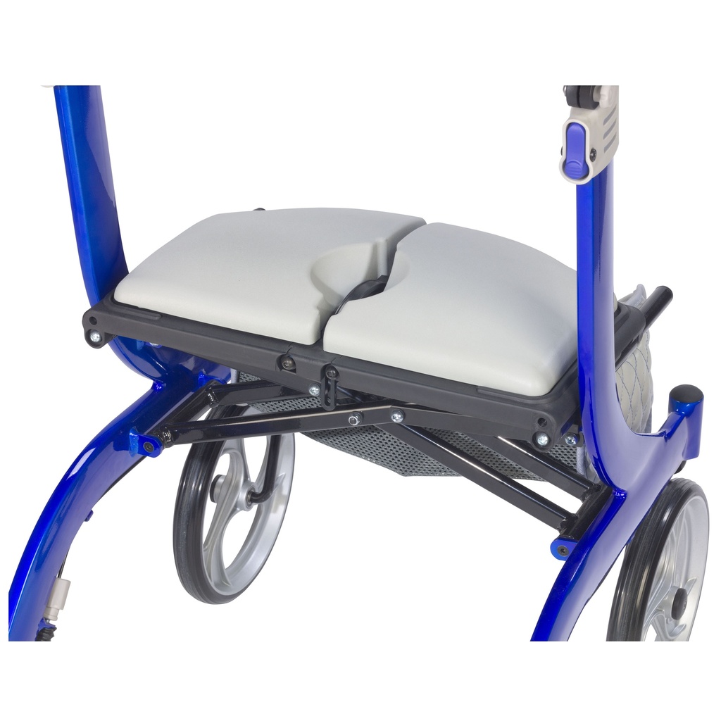 Nitro DLX Euro Style Rollator Rolling Walker (Sleek Blue)_image_14