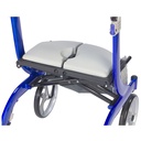 Nitro DLX Euro Style Rollator Rolling Walker (Sleek Blue)_image_14