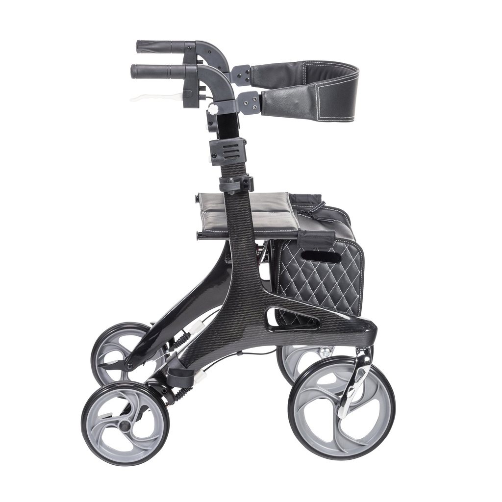 Nitro Elite CF Carbon Fiber Rollator Rolling Walker, Black_image_12