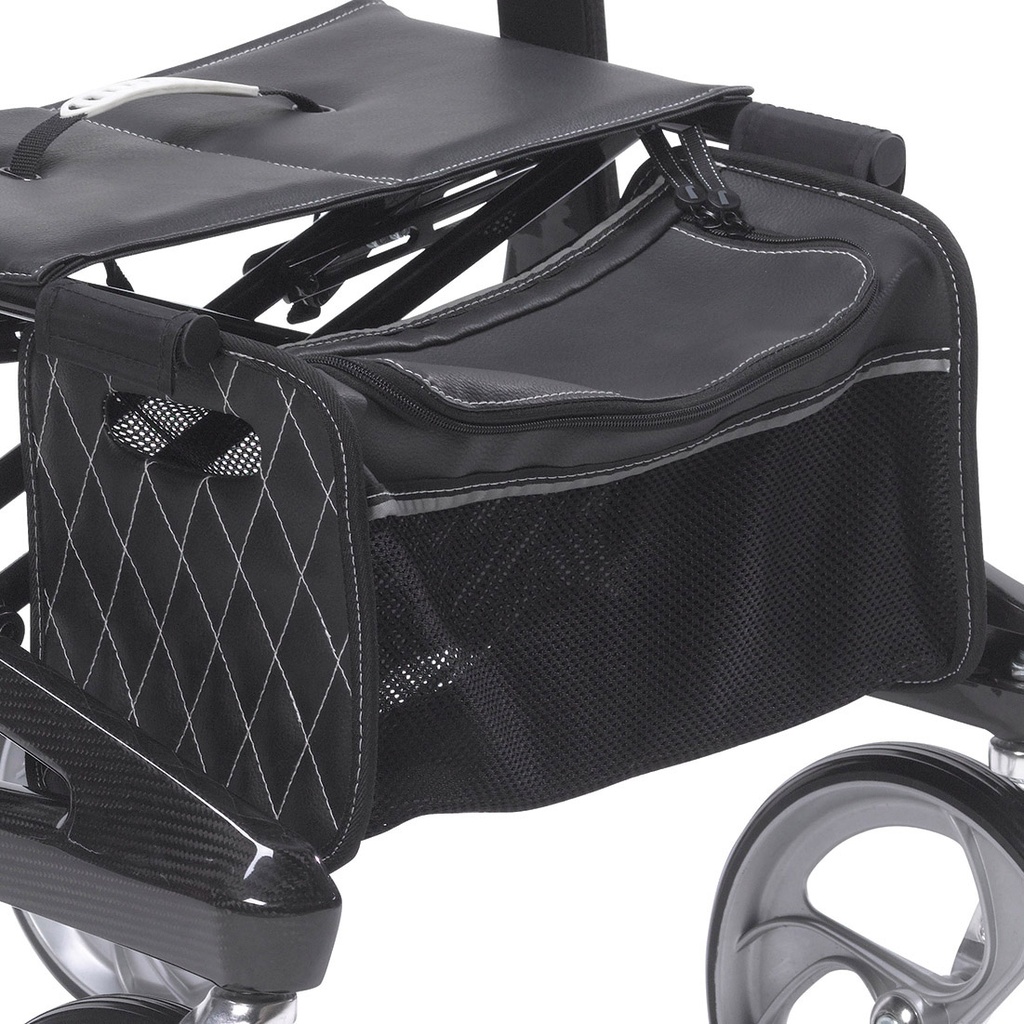 Nitro Elite CF Carbon Fiber Rollator Rolling Walker, Black_image_16