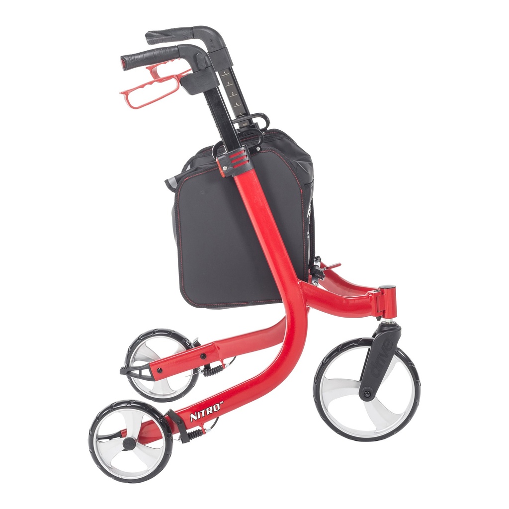 Nitro Euro Style 3-Wheel Rollator Rolling Walker_image_11