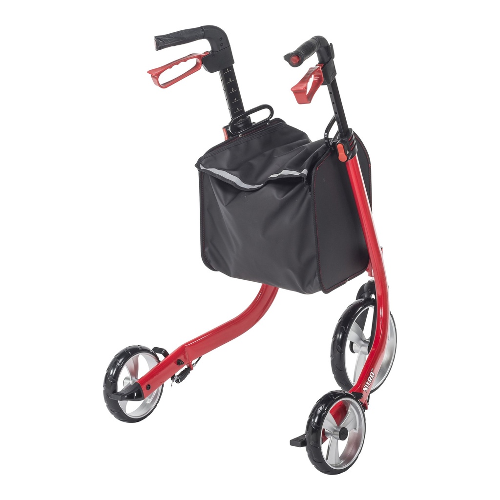 Nitro Euro Style 3-Wheel Rollator Rolling Walker_image_12