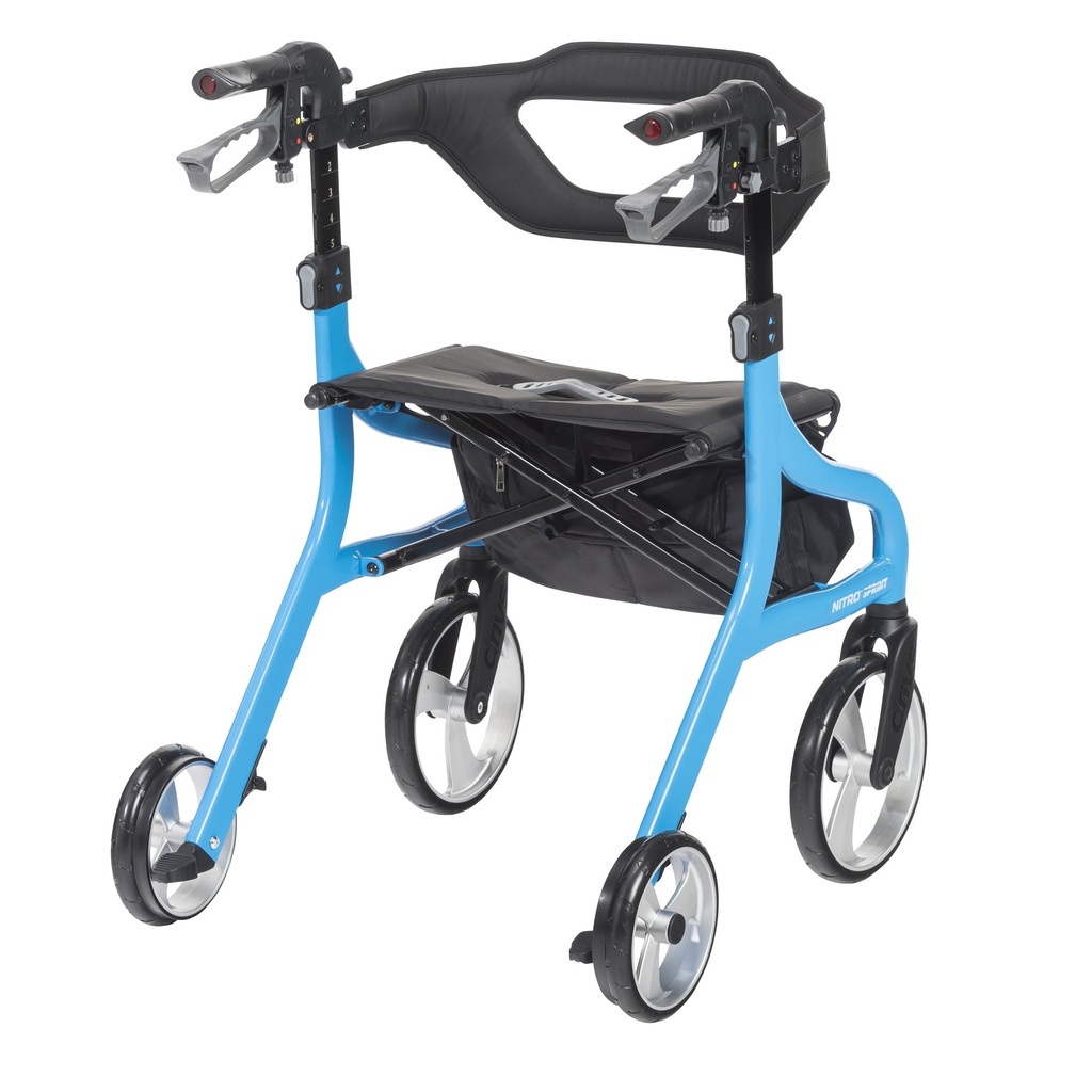 Nitro Sprint Rollator Rolling Walker (BLUE)_image_13