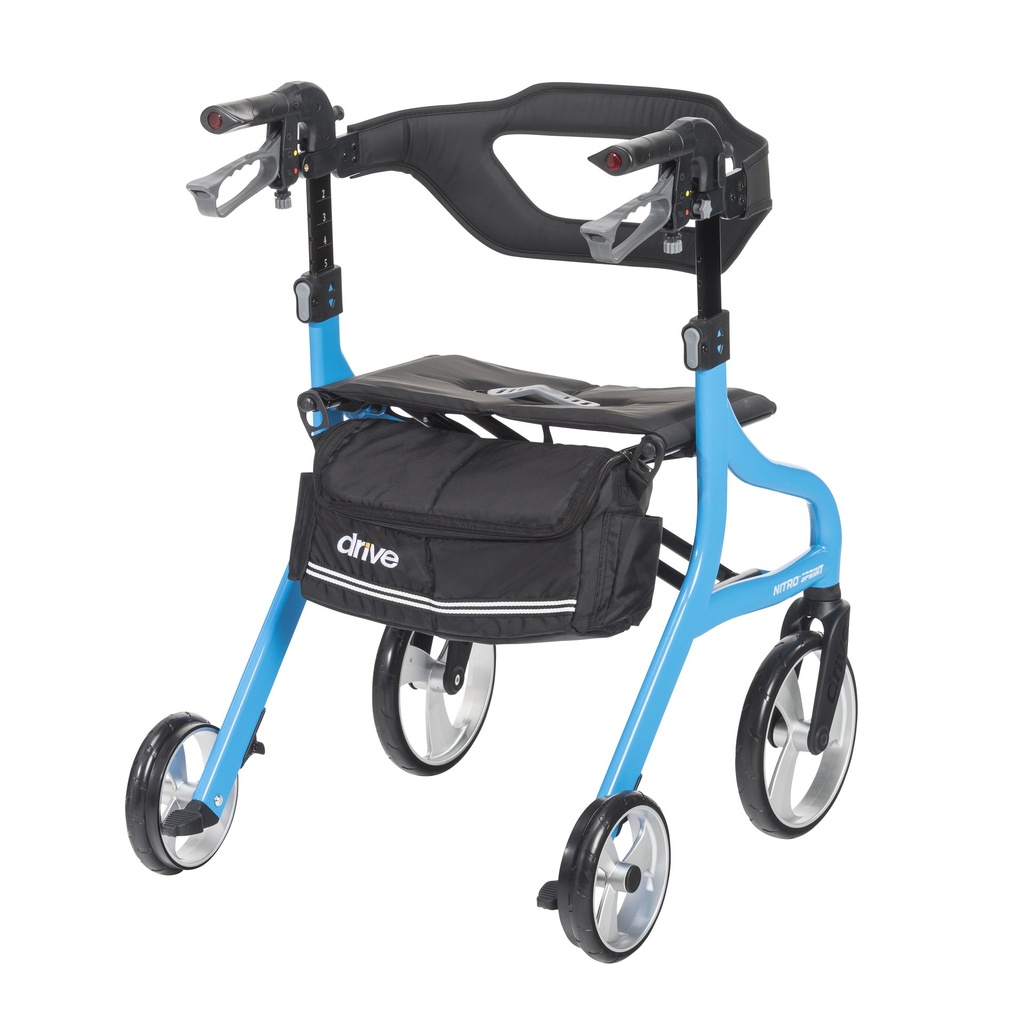 Nitro Sprint Rollator Rolling Walker (BLUE)_image_14