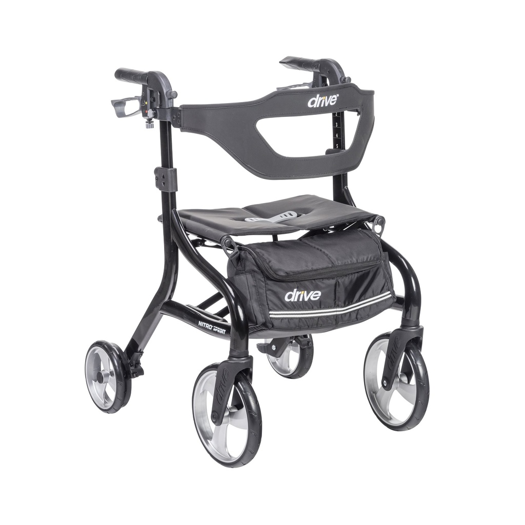 Nitro Sprint Rollator Rolling Walker (BLACK)_image_11