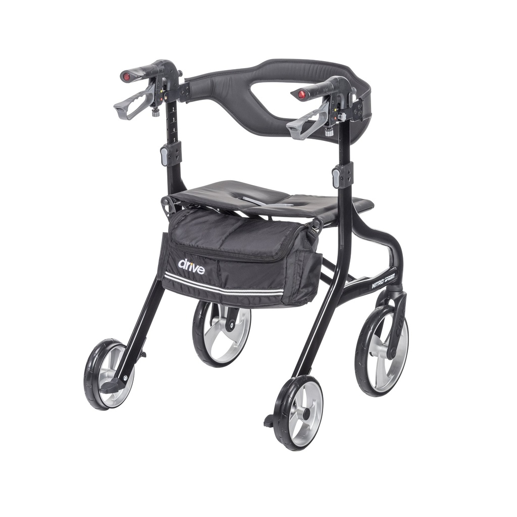 Nitro Sprint Rollator Rolling Walker (BLACK)_image_15