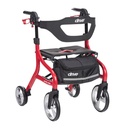 Nitro Sprint Rollator Rolling Walker (RED)_image_11