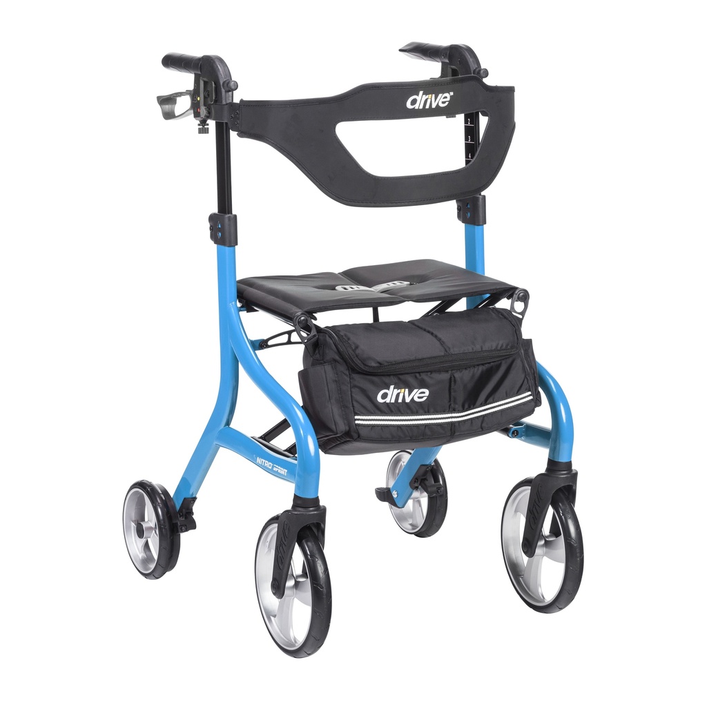 Nitro Sprint Rollator Rolling Walker, Tall (BLUE)_image_11