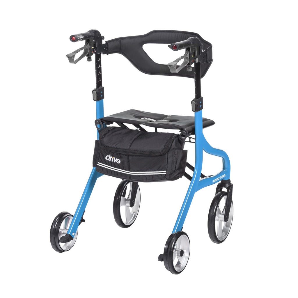 Nitro Sprint Rollator Rolling Walker, Tall (BLUE)_image_16