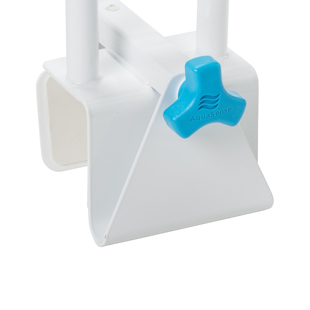 Bathtub Safety Rail with Steel Construction, White_image_12