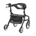 Nitro Sprint Rollator Rolling Walker, Hemi Height (BLACK)_image_14