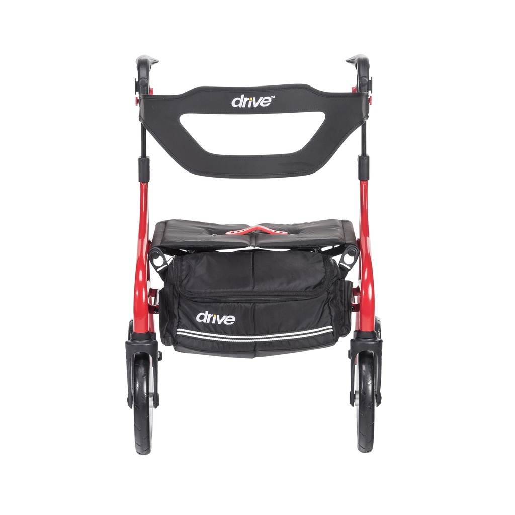 Nitro Sprint Rollator Rolling Walker, Hemi Height (RED)_image_13