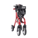 Nitro Sprint Rollator Rolling Walker, Hemi Height (RED)_image_17