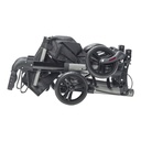 Compact Folding Rollator Rolling Walker, Grey/Black_image_16