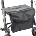 Compact Folding Rollator Rolling Walker, Grey/Black_image_17