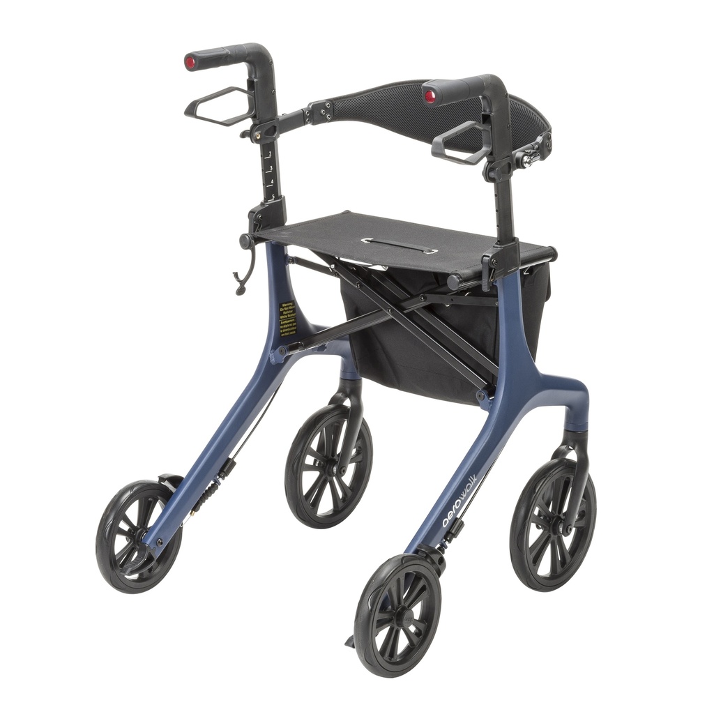 AeroWalk Ultra-Lite Rollator Rolling Walker (BLUE)_image_12
