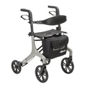 AeroWalk Ultra-Lite Rollator Rolling Walker (Grey)_image_12