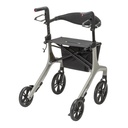 AeroWalk Ultra-Lite Rollator Rolling Walker (Grey)_image_13