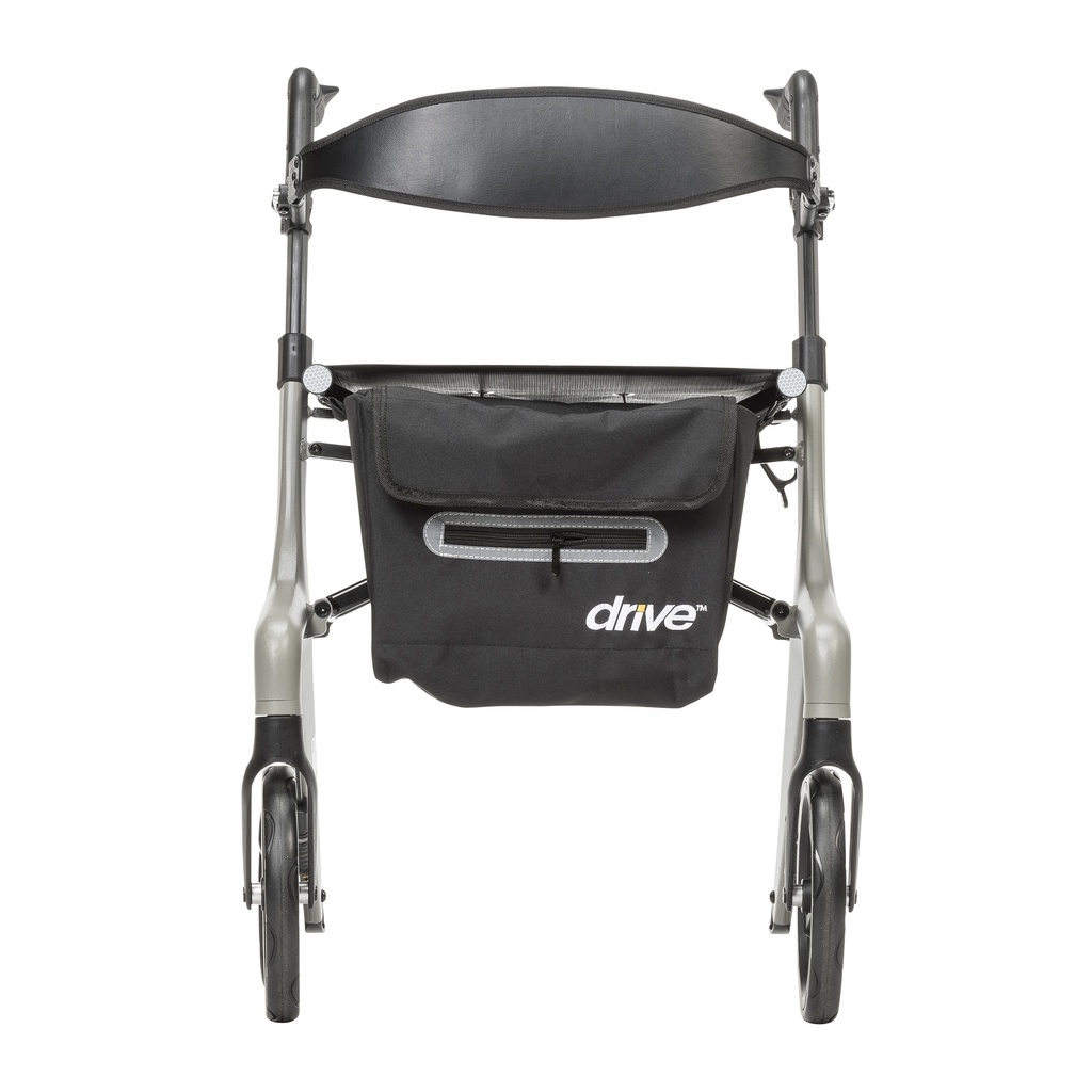 AeroWalk Ultra-Lite Rollator Rolling Walker (Grey)_image_14