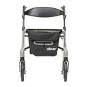 AeroWalk Ultra-Lite Rollator Rolling Walker (Grey)_image_14