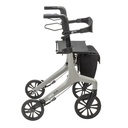 AeroWalk Ultra-Lite Rollator Rolling Walker (Grey)_image_15