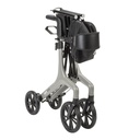 AeroWalk Ultra-Lite Rollator Rolling Walker (Grey)_image_16